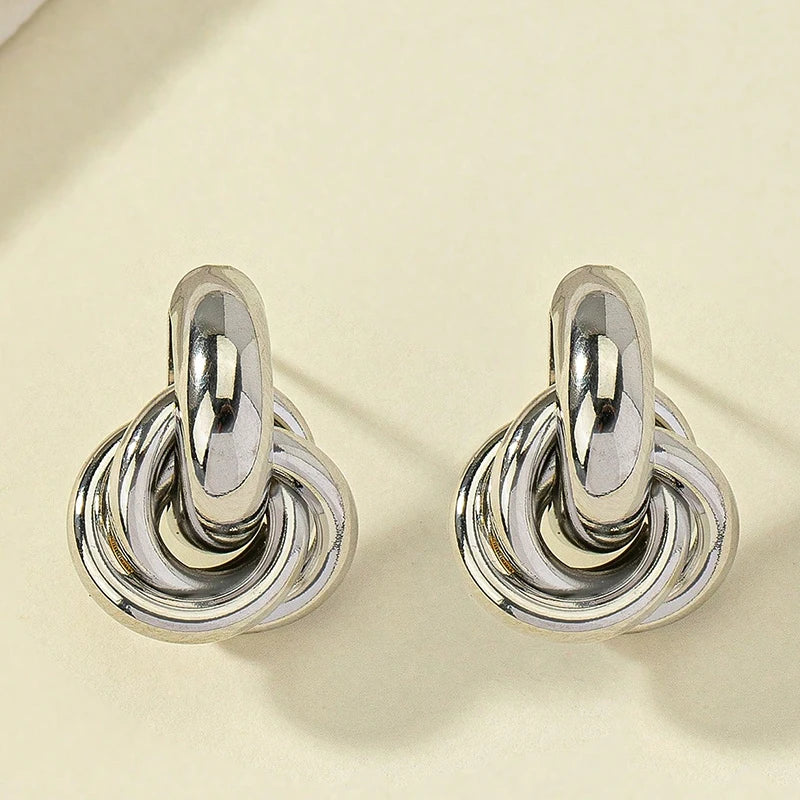 Ally Knot Hoop Earrings